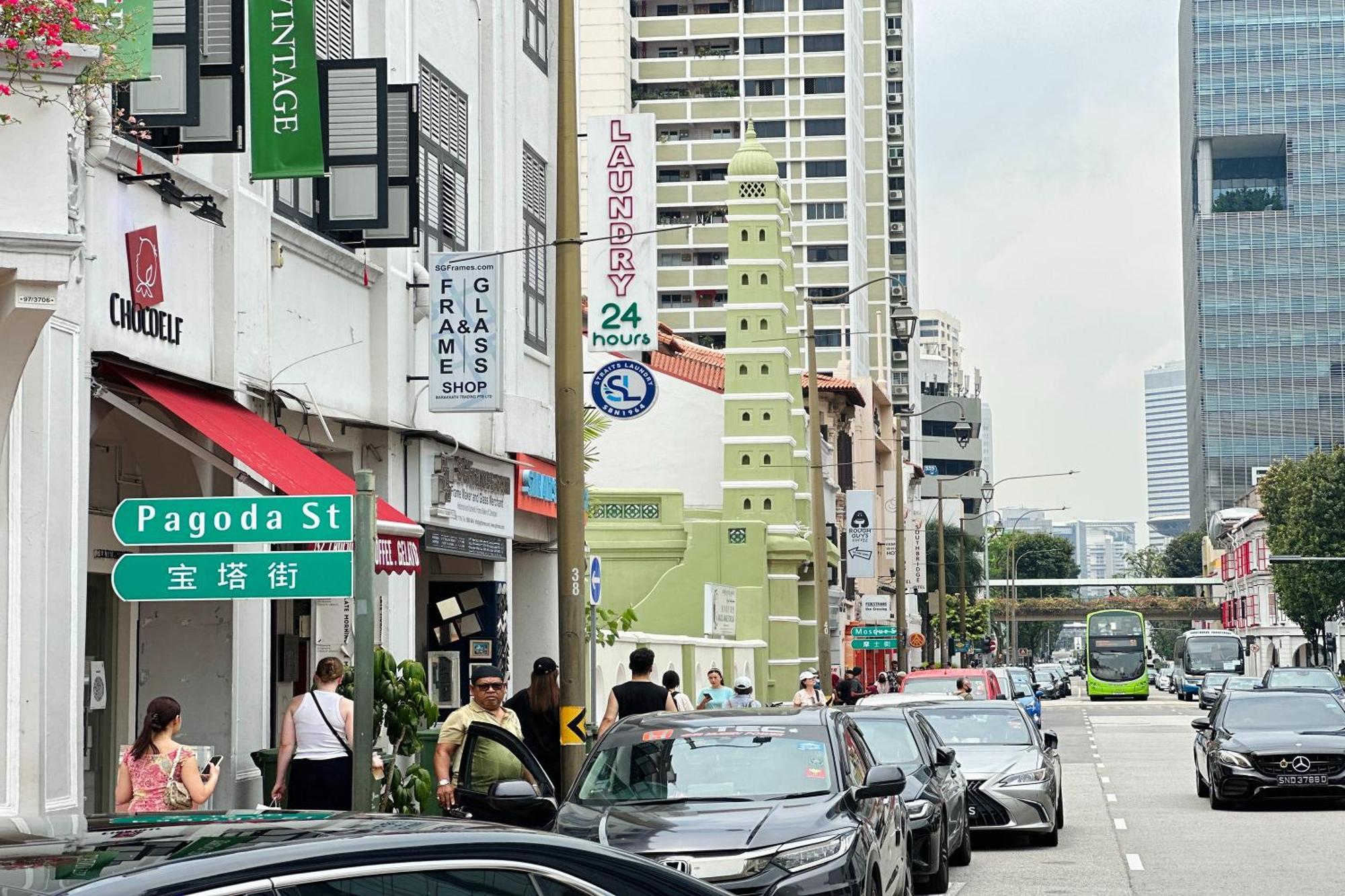 Rucksack Inn Temple Street Singapur Exteriér fotografie