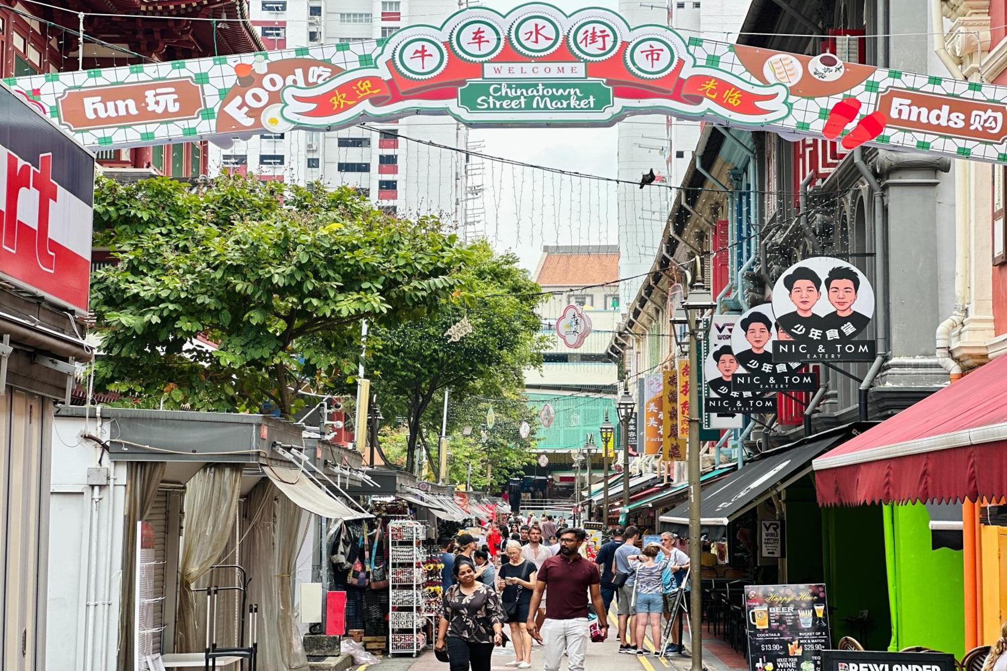 Rucksack Inn Temple Street Singapur Exteriér fotografie