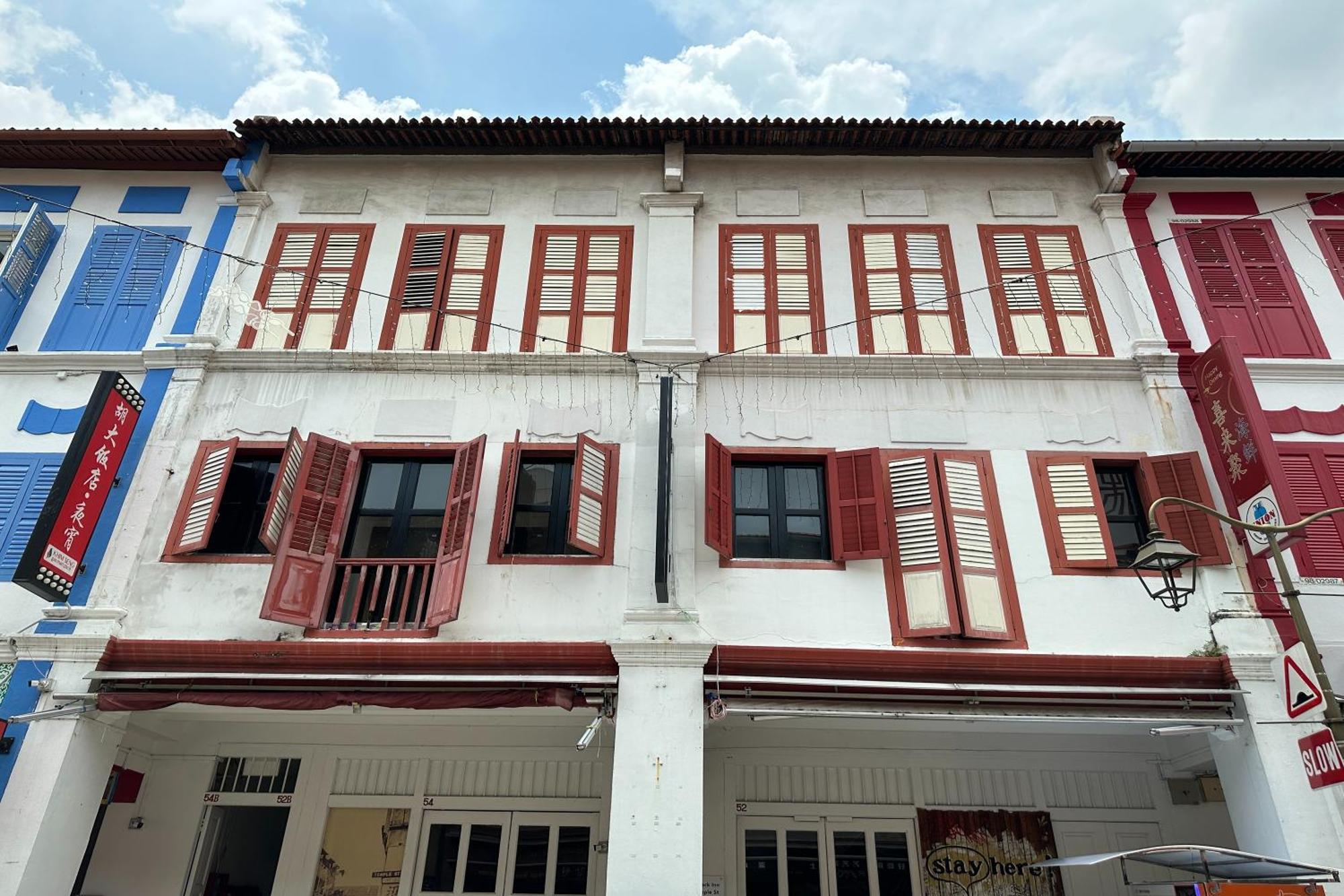 Rucksack Inn Temple Street Singapur Exteriér fotografie